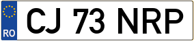 Truck License Plate